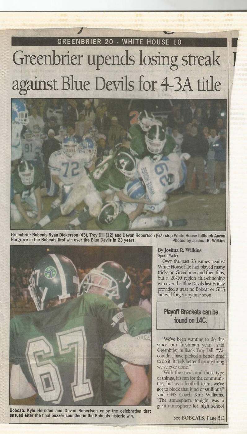 Region-title celebration