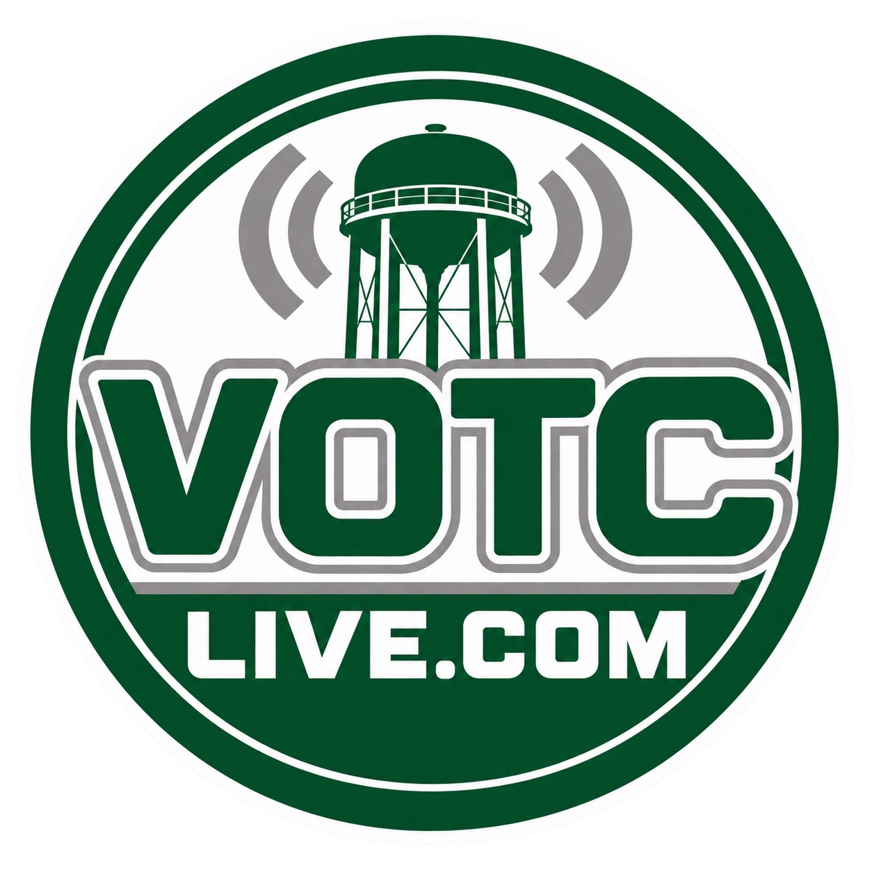 VOTCLive.com water tower logo