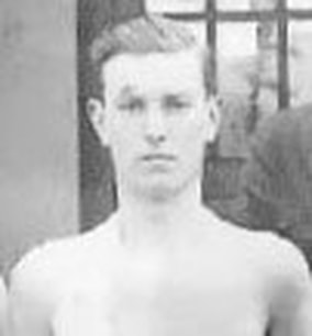 Clint Charles in the portrait published by the Greenbrier Athletic Hall of Fame